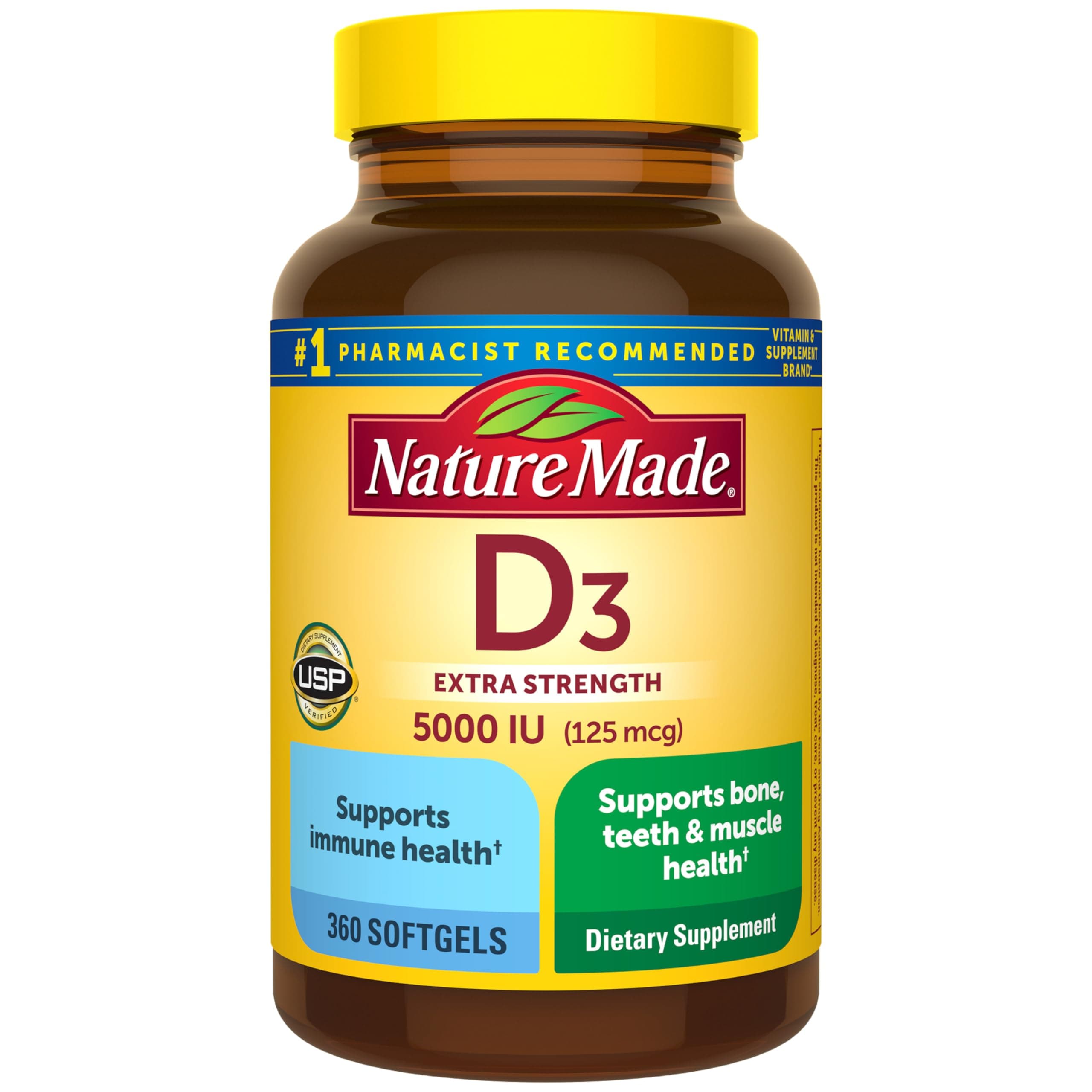 Nature Made Vitamin D3 5000 IU