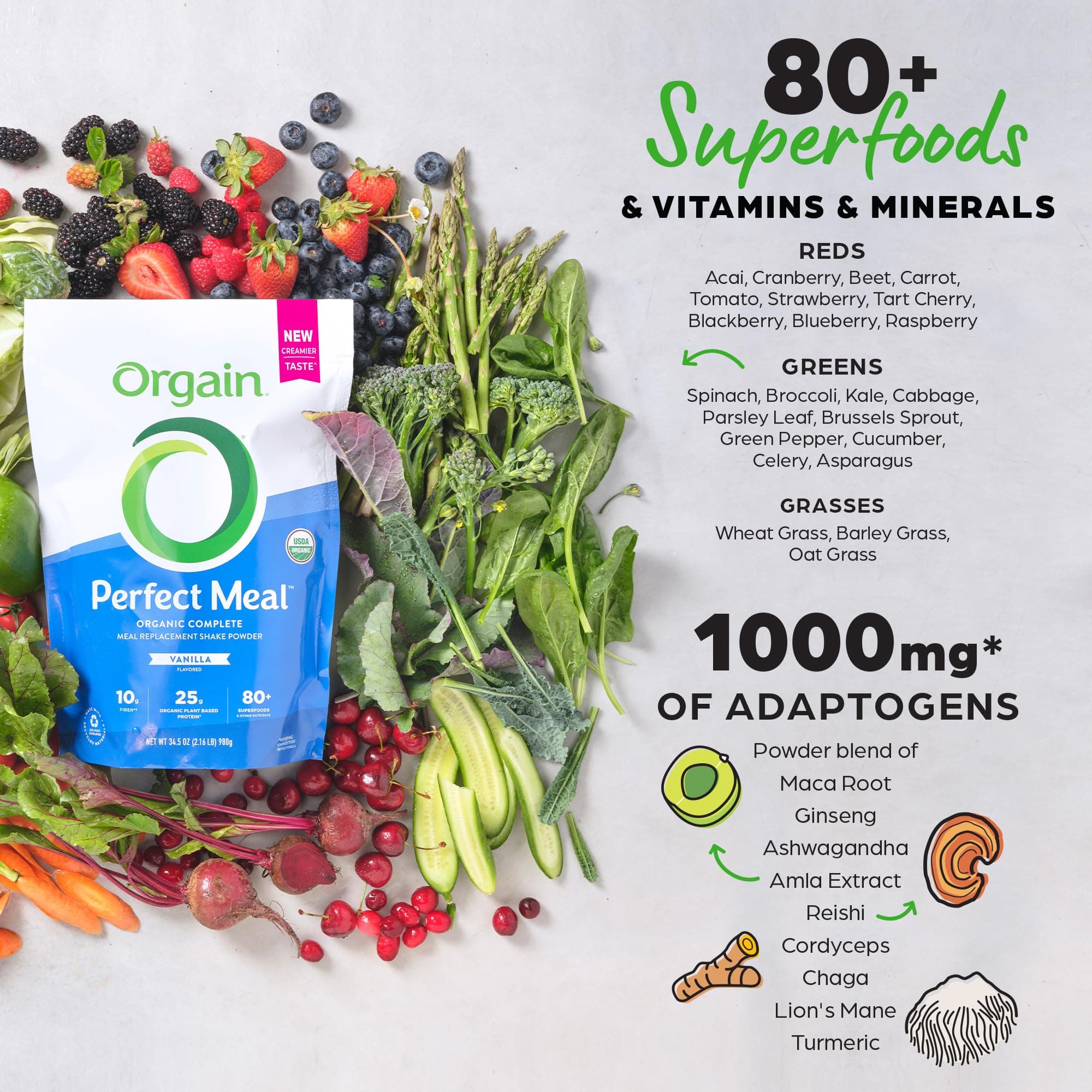 Orgain Organic Protein Meal Powder